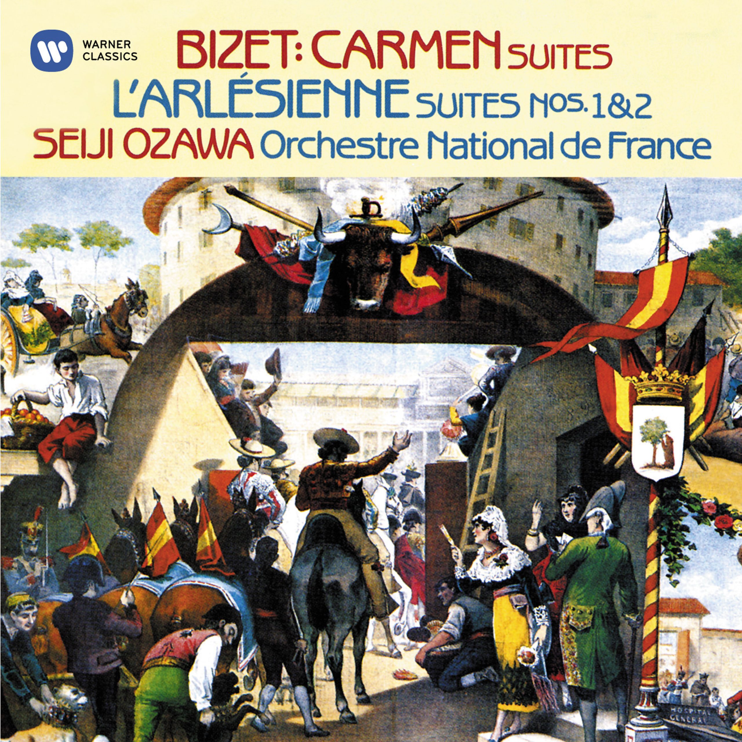 小澤　征爾 – Bizet： Suites from Carmen ＆ L＇Arlésienne【44.1kHz／16bit】日本区-OppsUplus音乐王国
